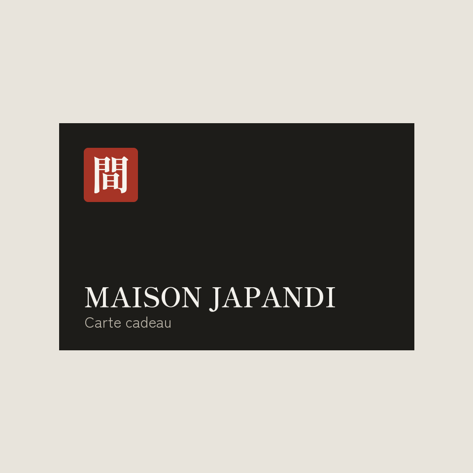 Carte cadeau Maison Japandi